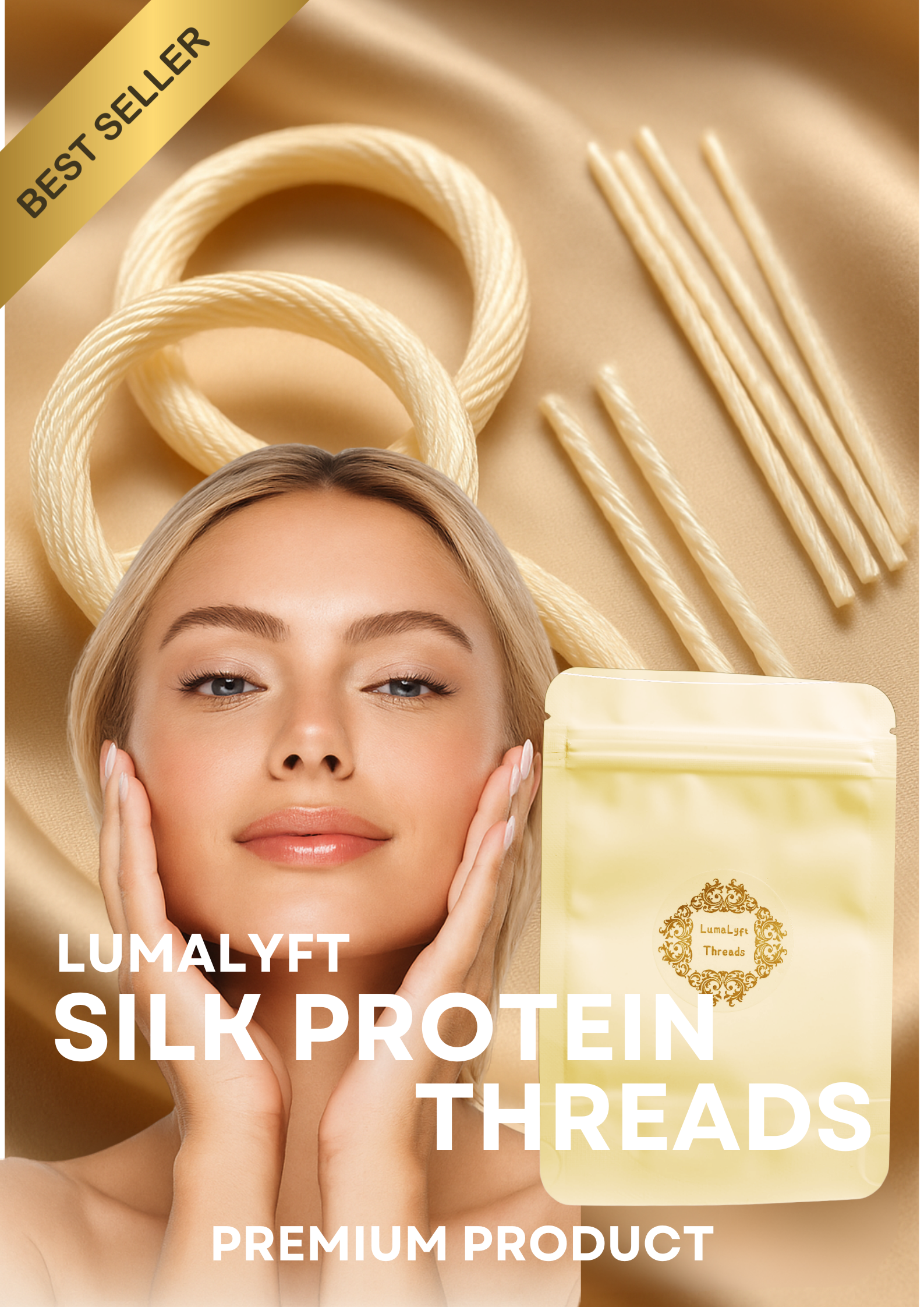 LumaLyft™ Silk Protein Threads The No-Needle Lift Everyone Is Talking About